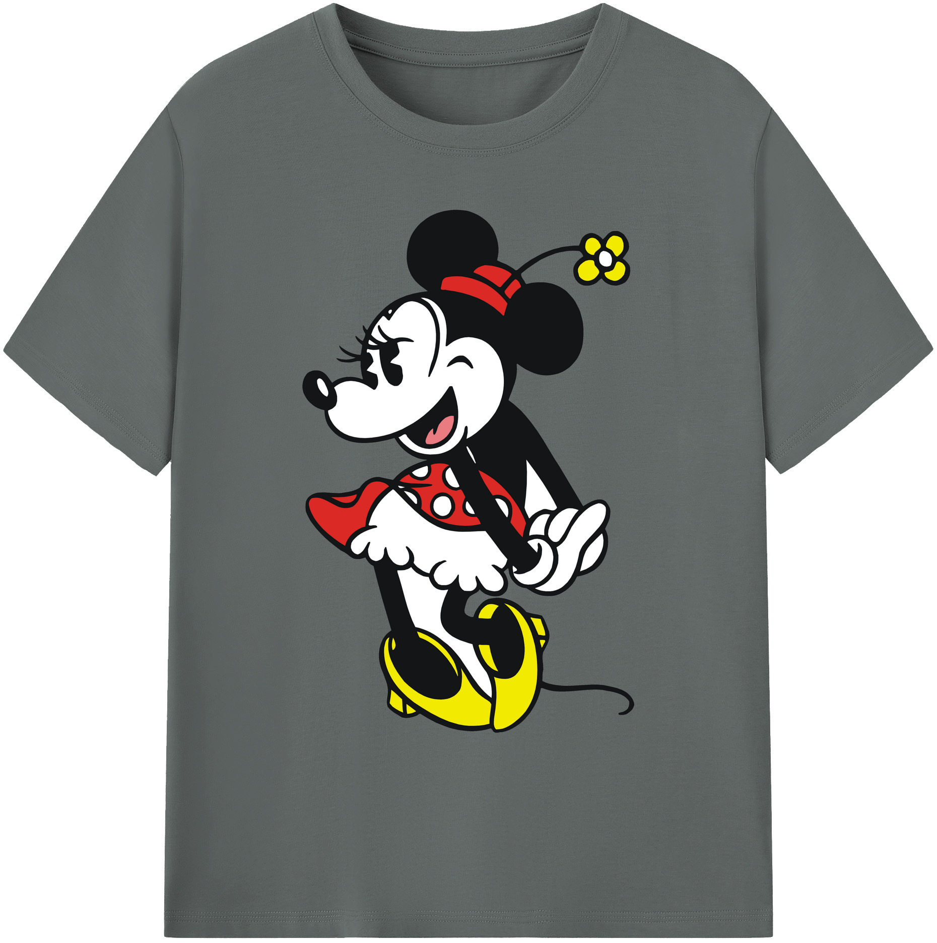 ミッキーマウス Mickey Mouse 綿100％ メンズ半袖Tシャツ｜肌触りやわらか＆通気性